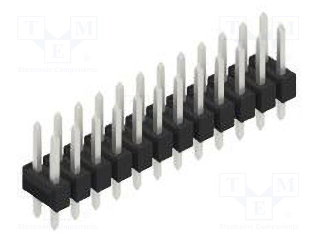 Connector: pin strips; pin header; male; PIN: 24; 2.54mm; THT; 2x12