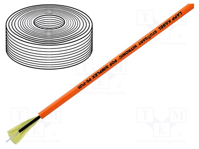 Wire: polimer optical fiber; Kind: HITRONIC® POF; Øcable: 5.5mm