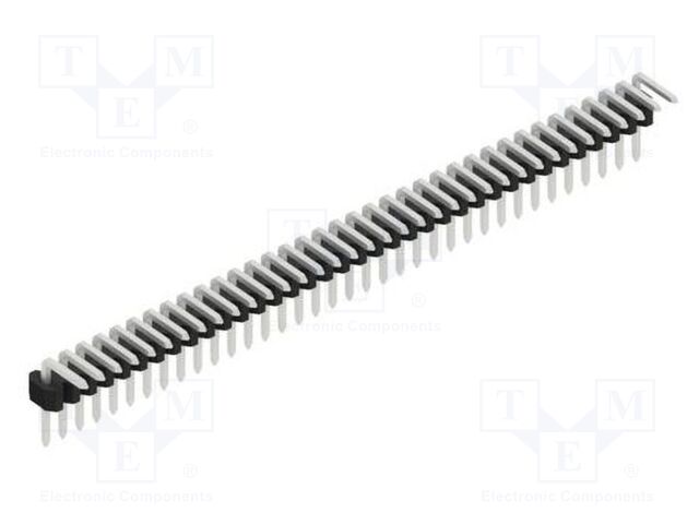Connector: pin strips; pin header; male; PIN: 36; 1.27mm; THT; 1x36