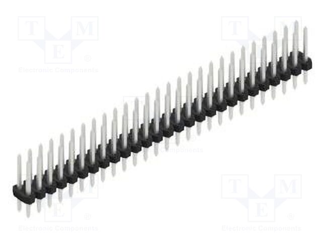 Connector: pin strips; pin header; male; PIN: 54; 2mm; THT; 2x27