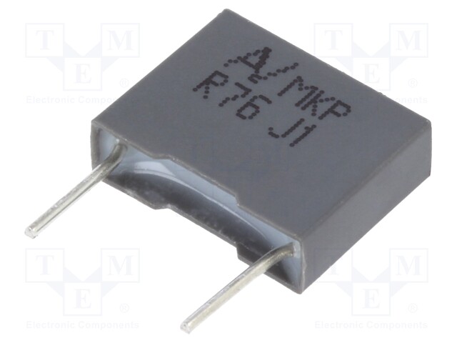 Capacitor: polypropylene; 4.7nF; 7.5mm; ±5%; 10x3x8mm; -55÷105°C