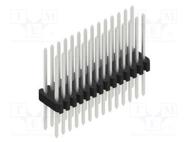 Connector: pin strips; pin header; male; PIN: 28; 1.27mm; THT; 2x14