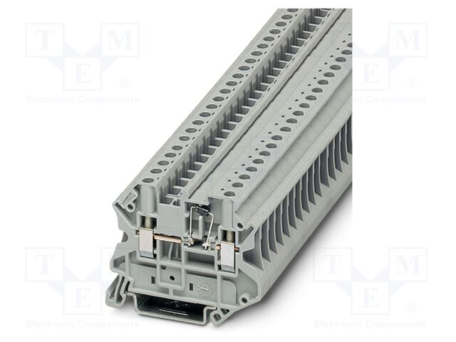 Splice terminal: rail; UT; 500mA; screw terminal; PA; 0.14÷6mm2