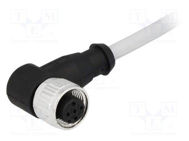 Plug; M12; PIN: 5; female; A code-DeviceNet / CANopen; 5m; cables