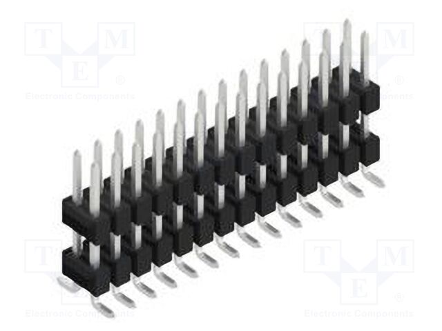 Connector: pin strips; pin header; male; PIN: 28; 2.54mm; SMT; 2x14
