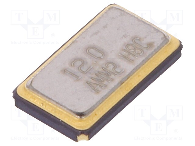 Resonator: quartz; 12MHz; 18pF; SMD; 3.6x6x1.2mm