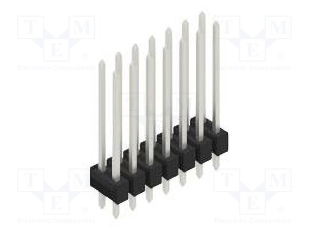 Connector: pin strips; pin header; male; PIN: 14; 2.54mm; THT; 2x7