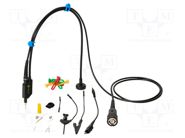 Probe: for oscilloscope; passive; 10: 1; black,red; PCBite; 500MHz