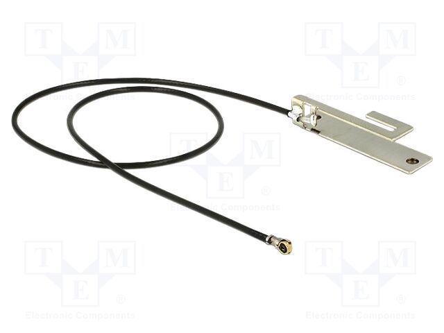 Antenna; inner,WiFi; black; IPEX MHF 4L; male; 2400÷2500MHz; 50Ω