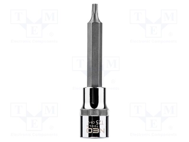 Socket; socket spanner,Torx®; TX25; 1/2"; 100mm
