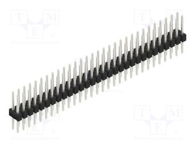 Connector: pin strips; pin header; male; PIN: 60; 2.54mm; THT; 2x30