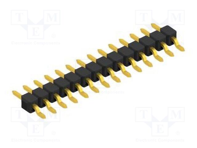 Connector: pin strips; pin header; male; PIN: 14; 2.54mm; SMT; 1x14