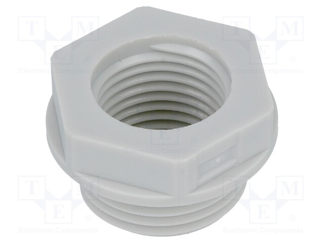 Reduction of threads for glands; Int.thread: M16; polyamide