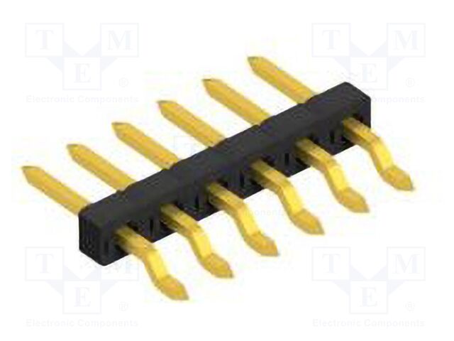 Connector: pin strips; pin header; male; PIN: 6; 2mm; SMT; 1x6; 100V