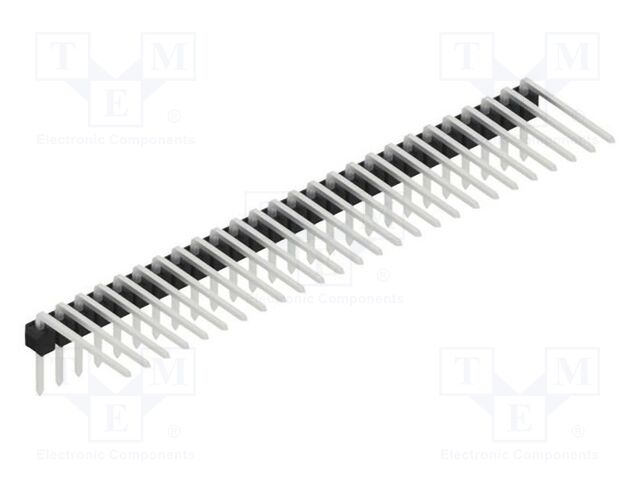 Connector: pin strips; pin header; male; PIN: 26; 2.54mm; THT; 1x26