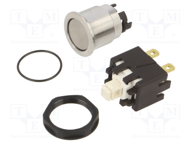 Switch: vandal resistant; Pos: 2; SPST-NO; 12A/250VAC; OFF-ON