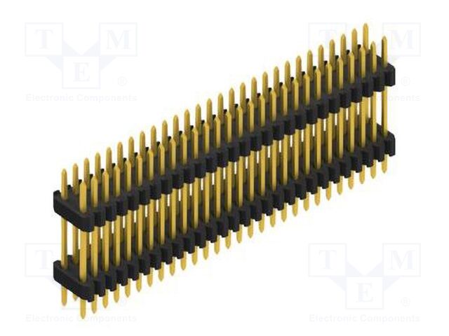 Connector: pin strips; pin header; male; PIN: 56; 1.27mm; THT; 2x28