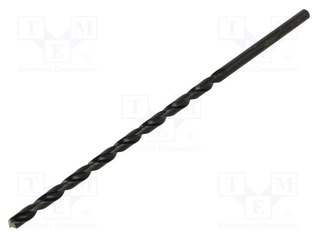 Drill bit; for metal; Ø: 6mm; L: 205mm; Working part len: 140mm