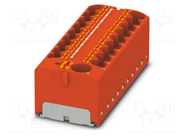 Splice terminal: rail; 32A; 450V; push-in; PA; L: 21.7mm; 0.2÷6mm2