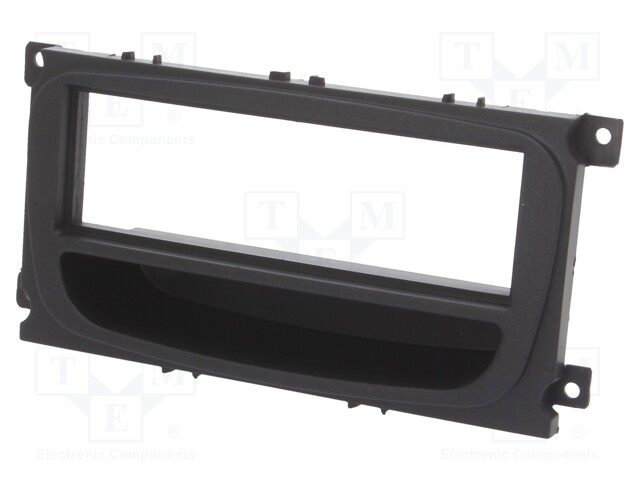 Radio mounting frame; Ford; 1 DIN; black