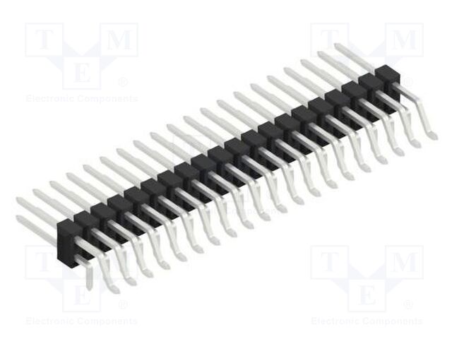 Connector: pin strips; pin header; male; PIN: 40; 2.54mm; SMT,THT