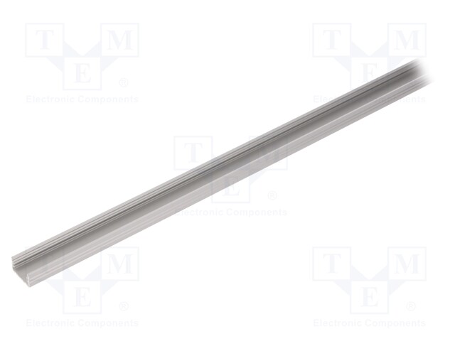 Profiles for LED modules; surface; natural; L: 2m; aluminium