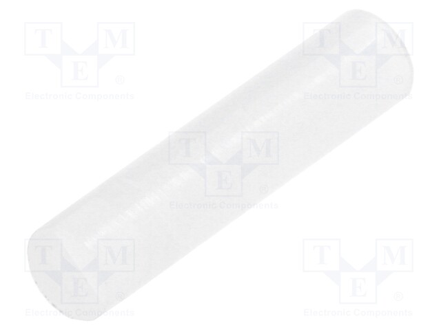 Spacer sleeve; LED; Øout: 4mm; ØLED: 3mm; L: 19mm; natural; UL94V-2