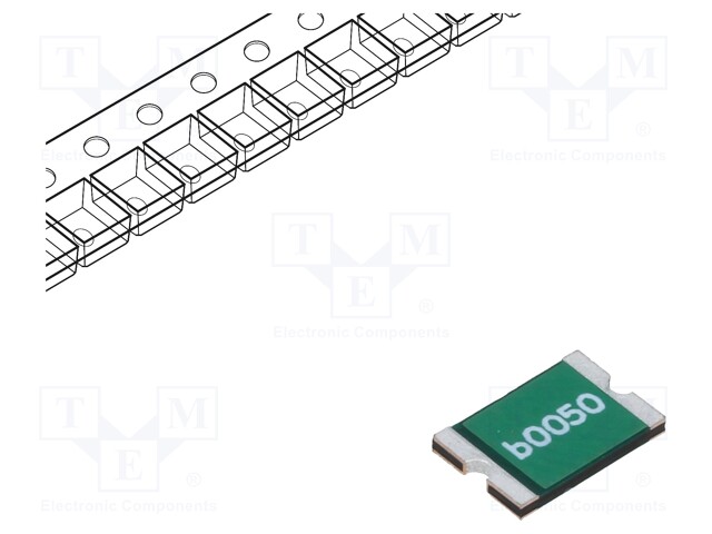 Fuse: PTC polymer; 0.5A; Imax: 100A; Case: 2920; 0ZCF