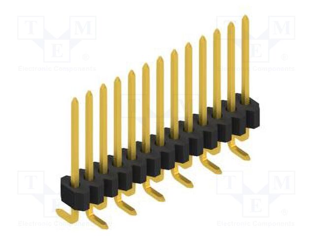 Connector: pin strips; pin header; male; PIN: 13; 1.27mm; SMT; 1x13