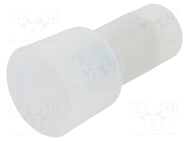 Close end; crimped; 8AWG; max.105°C