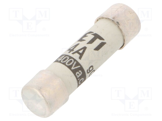 Fuse: fuse; gG; 4A; 400VAC; cylindrical,industrial; 8x31mm