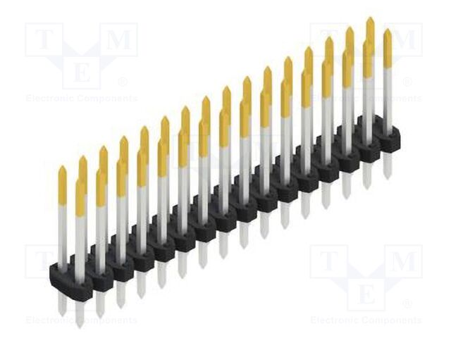 Connector: pin strips; pin header; male; PIN: 32; 2mm; THT; 2x16