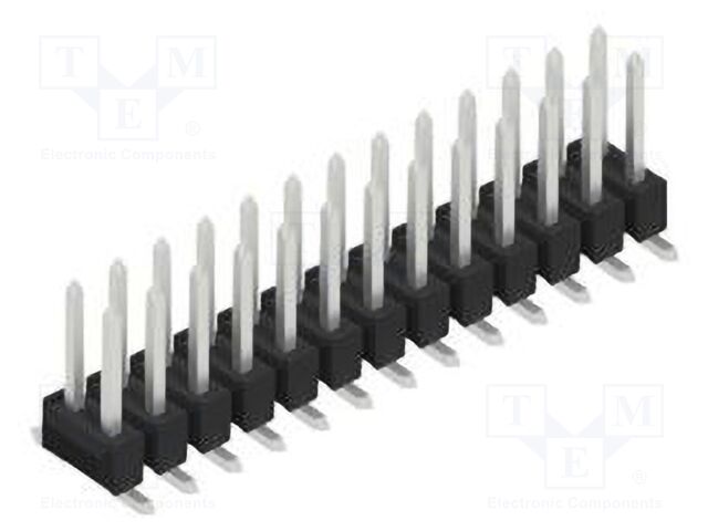 Connector: pin strips; pin header; male; PIN: 26; 2.54mm; SMT; 2x13