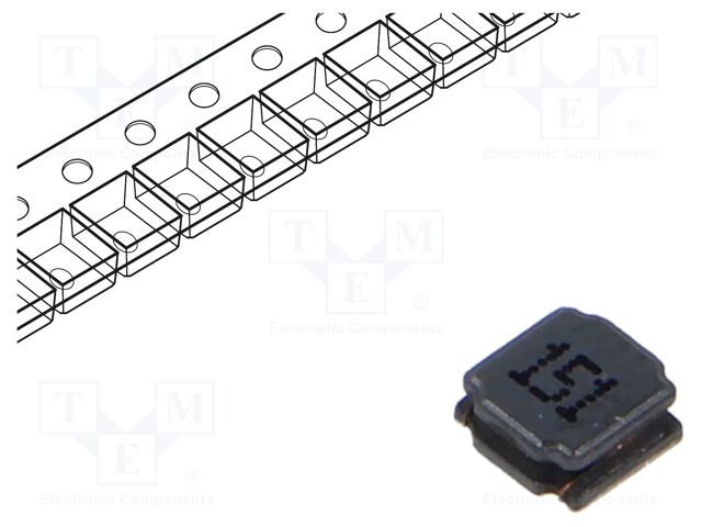 Inductor: wire; SMD; 150uH; Ioper: 220mA; 2.5Ω; ±20%; Isat: 310mA