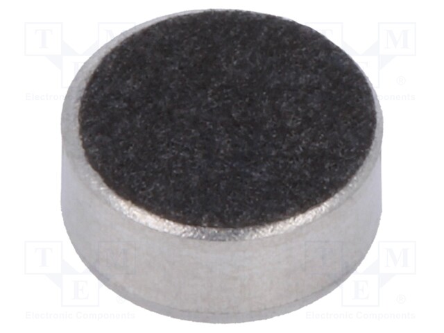 Microphone; Ø6x2.7mm; 2.2kΩ; 0.5mA; 1÷10V; 100÷10000Hz; -48dB
