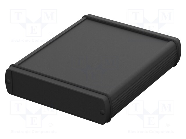 Enclosure: with panel; ALUBOS 1300; X: 138mm; Y: 150mm; Z: 34mm; IP65