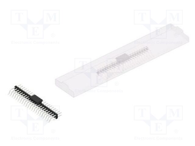 Connector: pin strips; pin header; male; PIN: 44; 2mm; SMT; 2x22