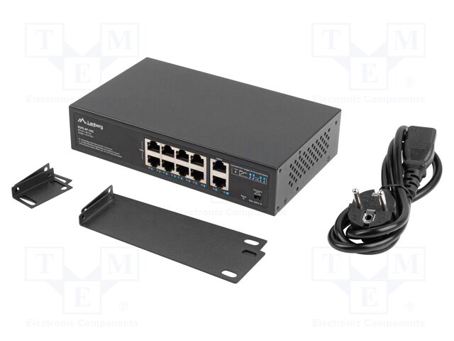 Switch Ethernet; Gigabit Ethernet; black; 1Gbps; 250m; 120W