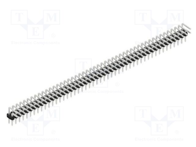 Connector: pin strips; pin header; male; PIN: 96; 2mm; THT; 2x48