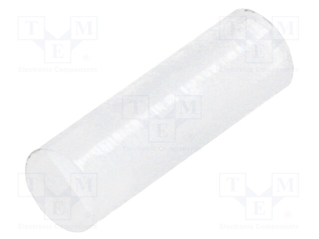 Spacer sleeve; LED; Øout: 4mm; ØLED: 3mm; L: 12.5mm; natural; UL94V-2