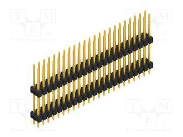Connector: pin strips; pin header; male; PIN: 46; 2.54mm; THT; 2x23