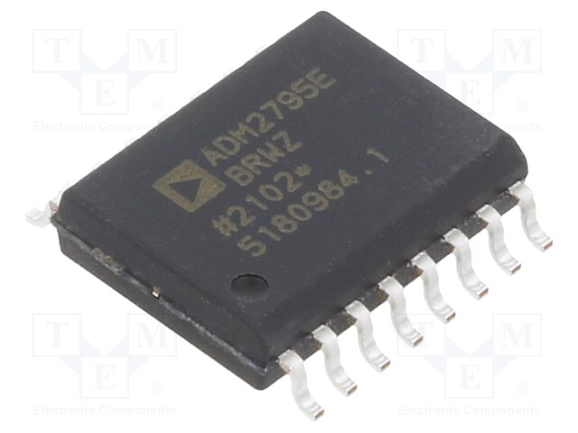 IC: interface; digital isolator,transceiver; 2.5Mbps; SO16-W