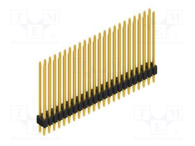 Connector: pin strips; pin header; male; PIN: 46; 1.27mm; THT; 2x23