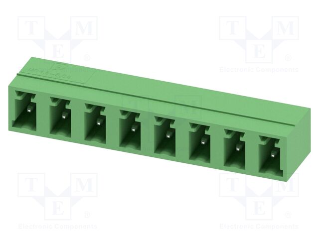 PCB headers, nominal cross section: 1.5 mm?, color: green, n