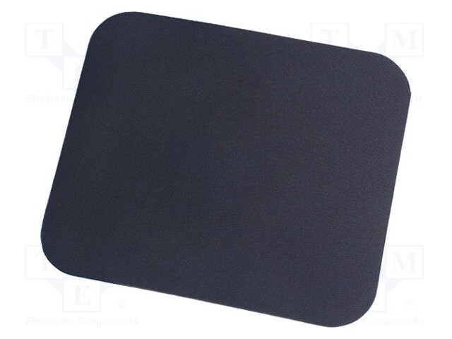 Mouse pad; black; 230x204.5x4mm