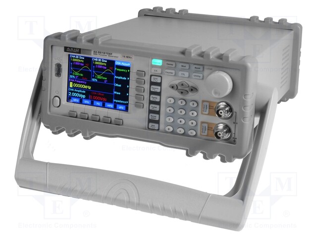 Generator: function; Band: ≤15MHz; LCD TFT 3,5"; Channels: 2