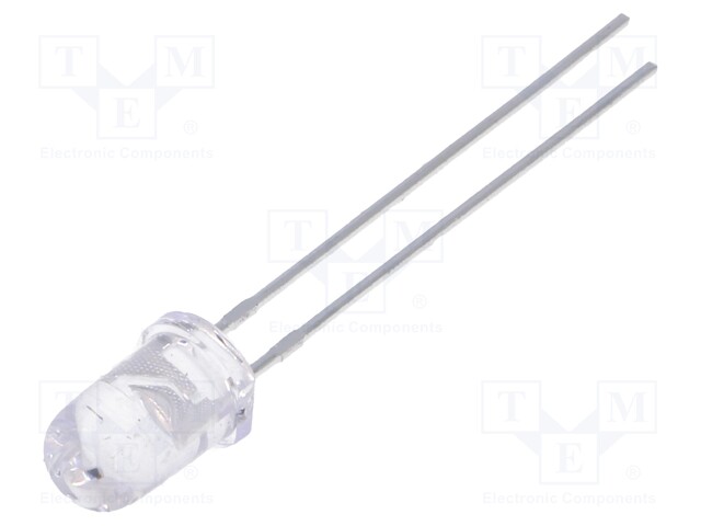 IR transmitter; 5mm; 860nm; transparent; 18÷40mW; 20°; THT; 20mA