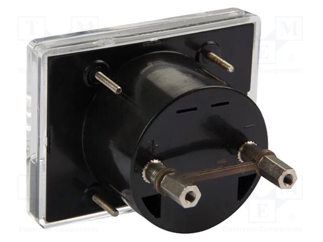 Ammeter; analogue; on panel; I AC: 0÷10A; Class: 2,5; 60x47mm