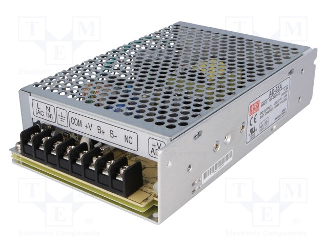 Power supply: buffer; modular; 51.38W; 13.8VDC; 159x97x38mm; 3.5A
