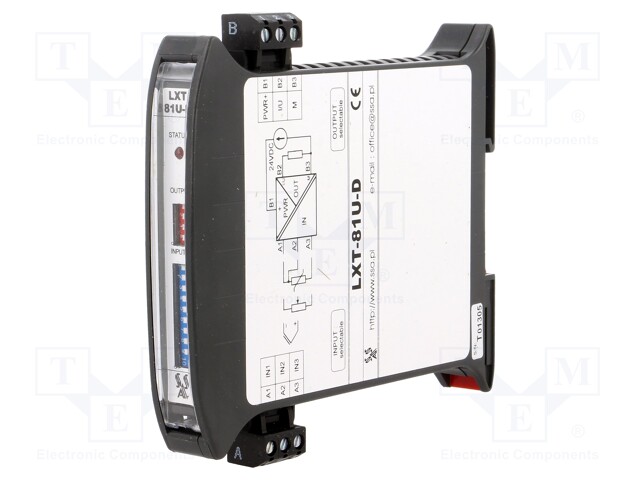 Converter: temperature; 20÷30VDC; 0÷70°C; IP20